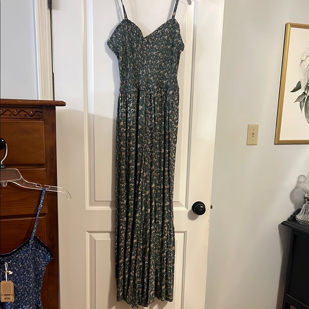Floral Green jumpsuit